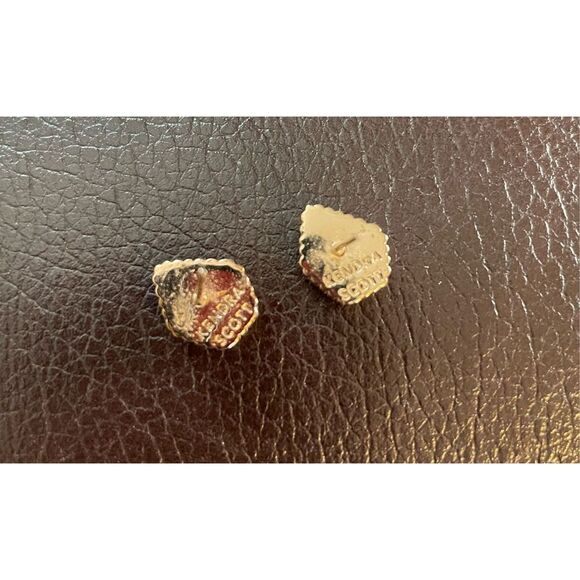 Kendra Scott Tessa Stud Earrings in Rose Gold Tone Drusy - Picture 5 of 6